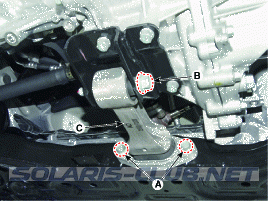 2. Снятие Hyundai Solaris HCr