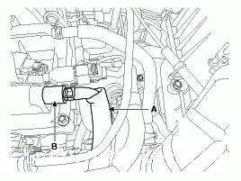 3. Клапан системы вентиляции картера (PCV). Снятие Hyundai Solaris HCr