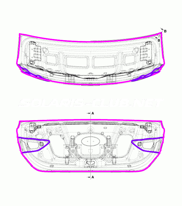 3. Крышка багажника. Ремонт кузова Hyundai Solaris HCr