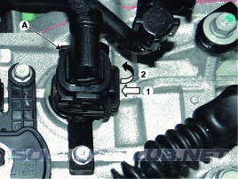 3. Электромагнитный клапан управления линейным давлением (LINE_VFS). Снятие Hyundai Solaris HCr