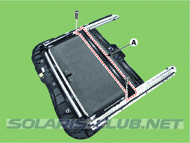 6. Солнцезащитная шторка люка в крыше. Замена Hyundai Solaris HCr