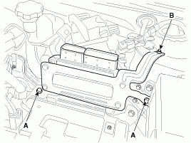 2. Процедура проверки технического состояния для неисправностей блока управления двигателем, Снятие, Установка Hyundai Solaris