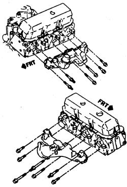 3.2.2.8 Выпускной коллектор Isuzu Trooper