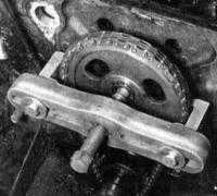 4.11 Снятие, проверка состояния и установка крышки распределительной  цепи, самой цепи и ее звездочек Jeep Grand Cherokee