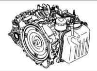 8.2.3 Проверка уровня жидкости в автоматической коробке передач Kia Magentis
