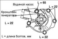 3.8 Водяной насос двигателя DOHC Kia Magentis