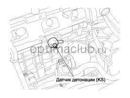 1. Местоположение компонентов Kia optima jf