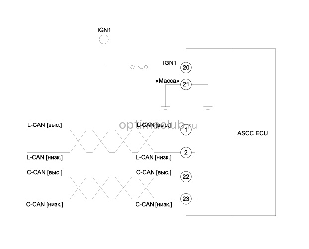 1. Принципиальная электрическая схема Kia optima jf