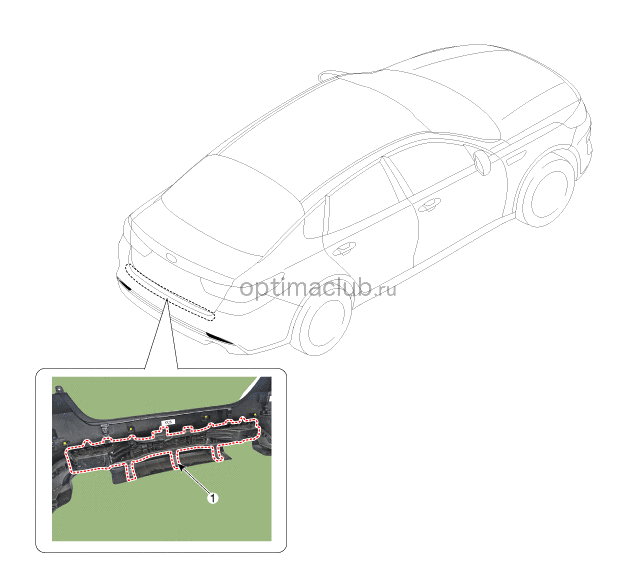 1. Расположение компонентов Kia optima jf