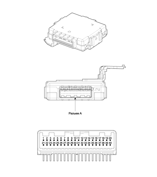 1. Узлы и детали Kia optima jf