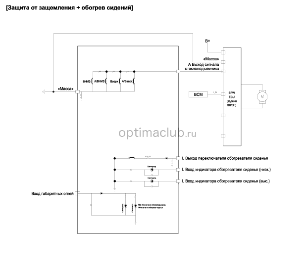 2. Принципиальная электрическая схема Kia optima jf