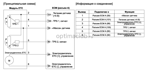 3. Принципиальная электрическая схема Kia optima jf