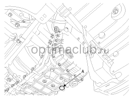 3. Снятие Kia optima jf