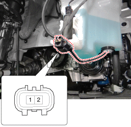 4. Электродвигатель омывателя лобового стекла. Проверка технического состояния Kia optima jf