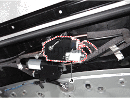 4. Электродвигатель панорамного люка. Замена Kia optima jf