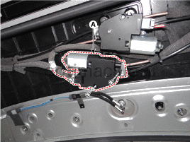 4. Электродвигатель панорамного люка. Замена Kia optima jf