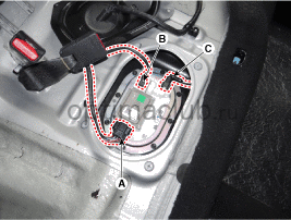 4. Топливный бак. Снятие Kia optima jf