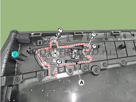 4. Внутренняя ручка задней двери. Замена Kia optima jf