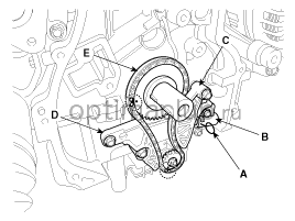 5. Уравновешивающий вал и масляный насос. Снятие Kia optima jf
