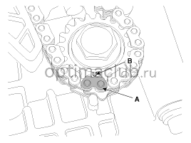 5. Уравновешивающий вал и масляный насос. Снятие Kia optima jf