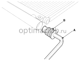 9. Приемник/Осушитель. Замена Kia optima jf
