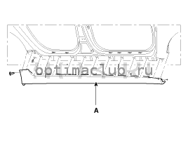 1. ограждающий щиток. Замена Kia Optima TF