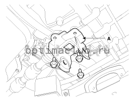 2. Блок двигателя и коробки передач. Снятие Kia Optima TF