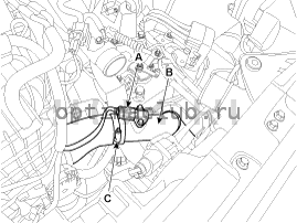 2. Блок двигателя и коробки передач. Снятие Kia Optima TF