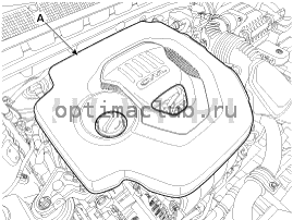 2. Блок двигателя и коробки передач. Снятие Kia Optima TF