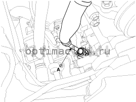 2. Блок двигателя и коробки передач. Снятие Kia Optima TF