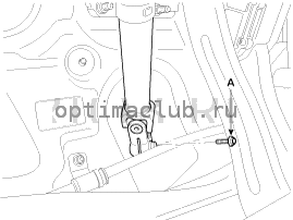 2. Блок двигателя и коробки передач. Снятие Kia Optima TF