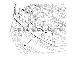 2. Капот. Замена Kia Optima TF