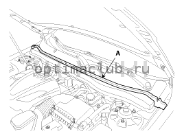 2. Капот. Замена Kia Optima TF