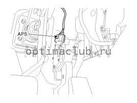 2. Местоположение компонентов Kia Optima TF