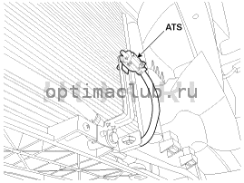 2. Местоположение компонентов Kia Optima TF