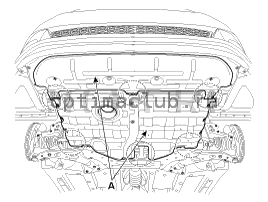 2. Снятие Kia Optima TF