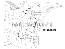 2. Снятие Kia Optima TF