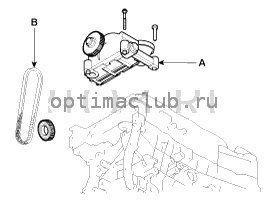 2. Снятие Kia Optima TF