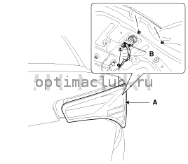 3. Дверца багажника. Замена Kia Optima TF