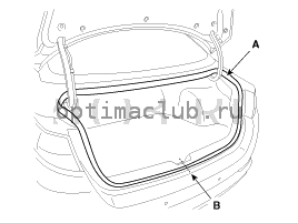 3. Дверца багажника. Замена Kia Optima TF