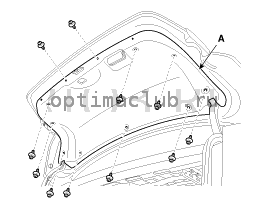 3. Дверца багажника. Замена Kia Optima TF