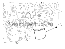 3. Маслянный радиатор. Снятие Kia Optima TF