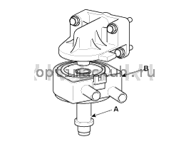 3. Маслянный радиатор. Снятие Kia Optima TF