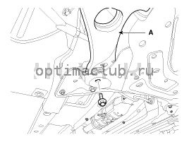 3. Передний нижний рычаг. Замена Kia Optima TF