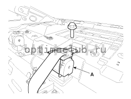 3. Ремень безопасности заднего сиденья. Замена Kia Optima TF