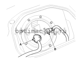 3. Топливный бак. Снятие Kia Optima TF