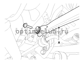 3. Задний верхний рычаг. Замена Kia Optima TF