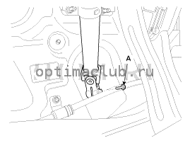 4. Рулевая колонка и вал. Замена Kia Optima TF
