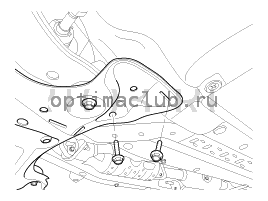 4. Передний стабилизатор поперечной устойчивости. Замена Kia Optima TF