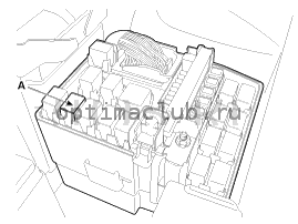 4. Реле стартера. Проверка технического состояния Kia Optima TF